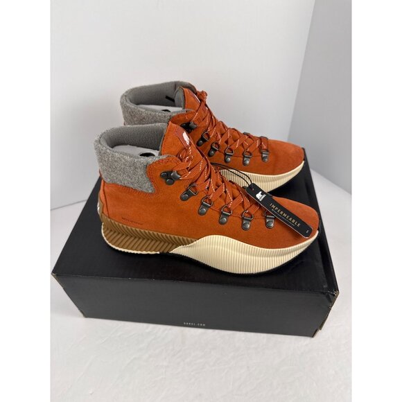 Sorel Women's Out N About III Conquest Waterproof Warped Red Winter Boots Size 9 - Picture 8 of 10